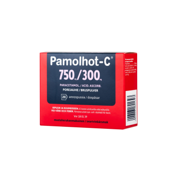PAMOLHOT-C porejauhe 750/300 mg 20 kpl