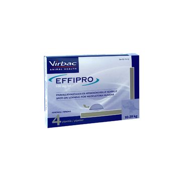 EFFIPRO paikallisvaleluliuos 100 mg/ml Pipetti 4 x 1.34 ml