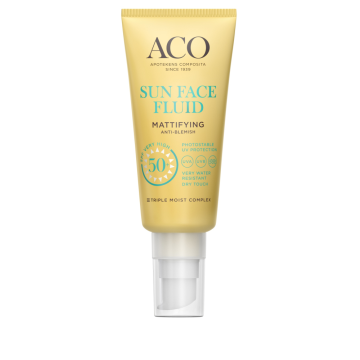 ACO Sun Face Fluid spf 50+ Mattifying 40 ml