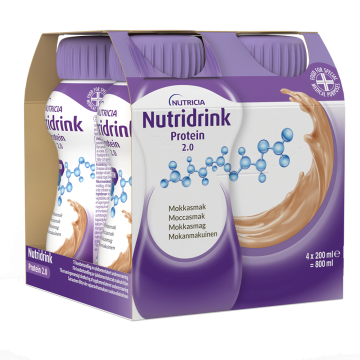 Nutridrink Protein 2.0 mokka 4X200 ml