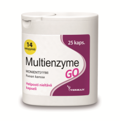Multienzyme GO 25 kapselia