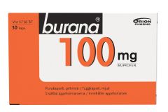 BURANA purukapseli, pehmeä 100 mg 30 fol