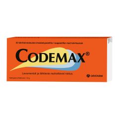 Codemax imeskeltävä pastilli 20 tabl