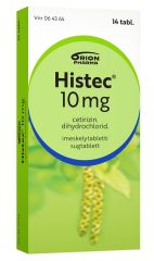 HISTEC imeskelytabletti 10 mg 14 fol