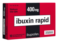 IBUXIN RAPID 400 mg tabl, kalvopääll 30 fol