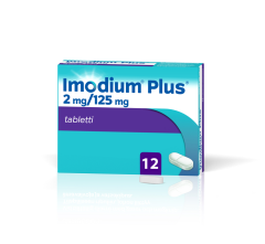 IMODIUM PLUS tabletti 2/125 mg 12 fol
