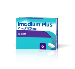 IMODIUM PLUS tabletti 2/125 mg 6 fol